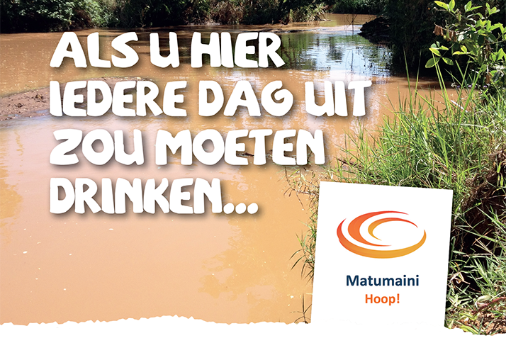 Flyer Kranen voor Kenianen